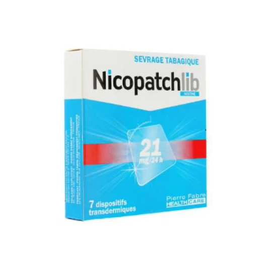 NICOPATCH LIB - Sevrage Tabagique 21 mg/24 h - 7 patchs