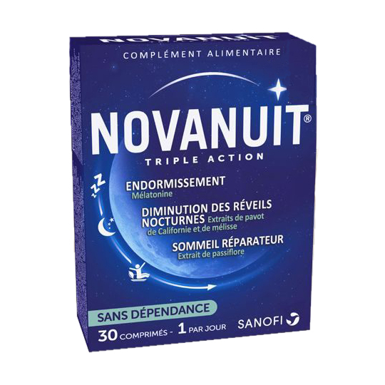 Novanuit Triple Action - 30 comprimés 