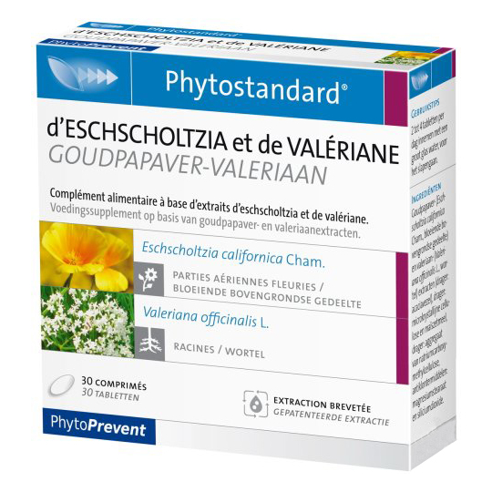 Phytostandard Eschsoltzia Valériane - 30 comprimés