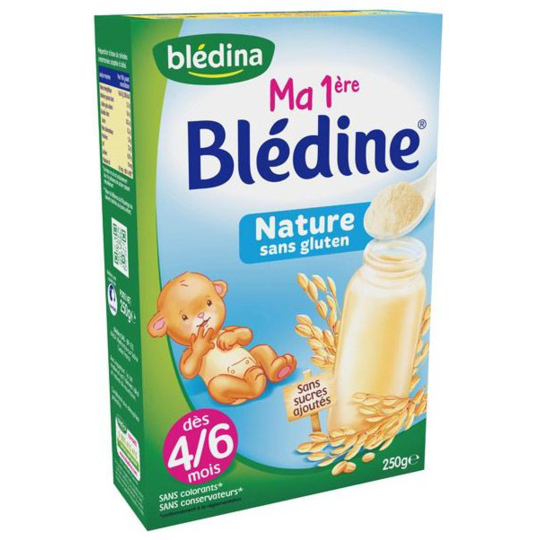 BLEDINE - Ma 1ère Blédine Céréales Nature Dès 4 à 6 mois - 250 g