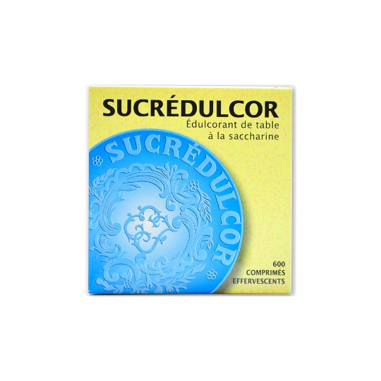 SUCREDULCOR - Edulcorant de Table à la Saccharine - 600 comprimés effervescents