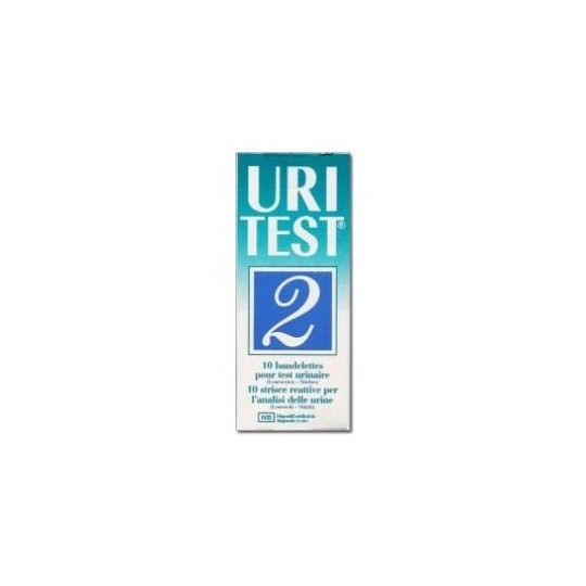 Uritest 2 'Tests urinaires' - 10 bandelettes