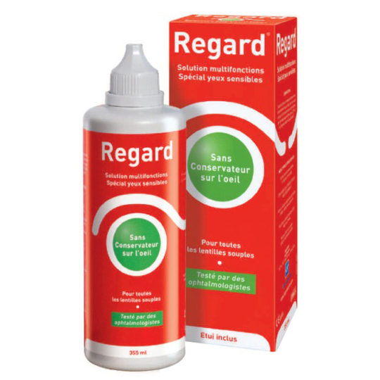 REGARD - Solution d’entretien pour lentilles souples - 355 ml