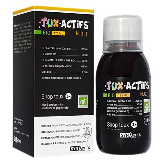 Tux Actifs - Sirop Bio - 125 ml