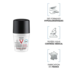 Vichy Homme Anti-transpirant Anti-traces 48h Roll-on 2 x 50 ml