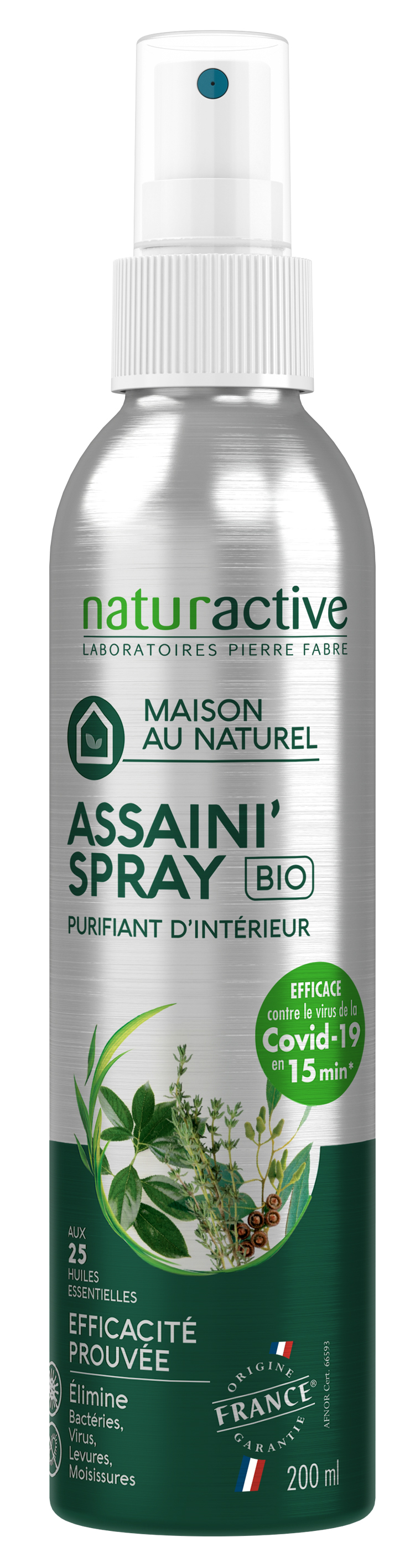 Assaini'spray aux huiles essentielles BIO Naturactive