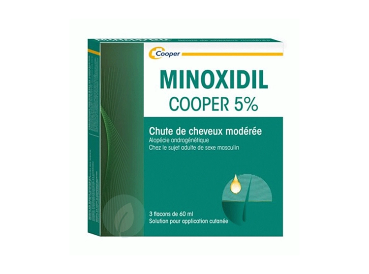 Minoxidil 5 % Cooper chute de cheveux 3x60 ml | Pharmacie ...