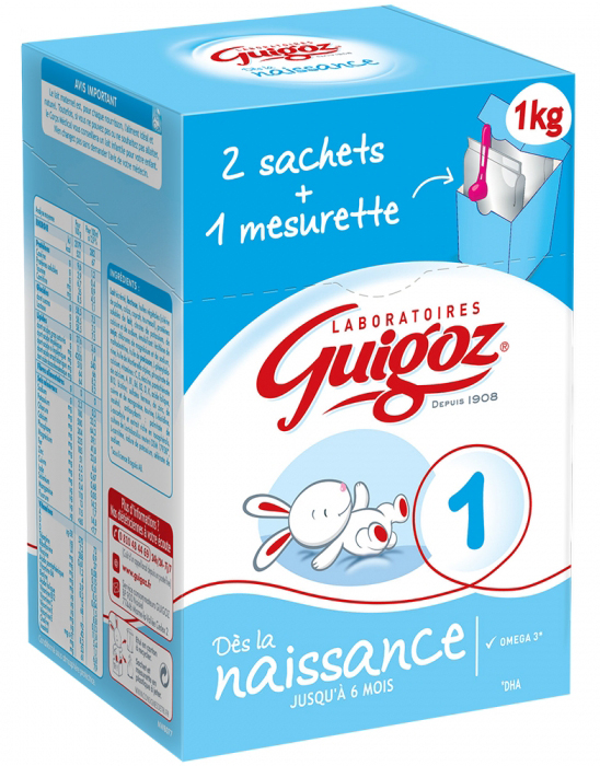 Guigoz 2 lot de 4 boîte à 70€ - Guigoz