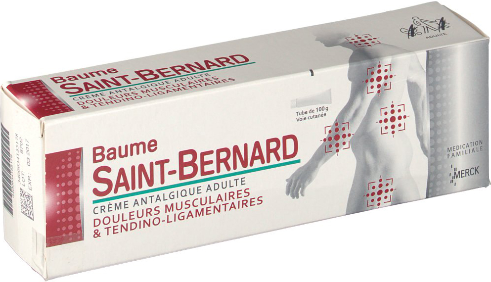 Baume SaintBernard 100 g Pharmacie & parapharmacie en ligne