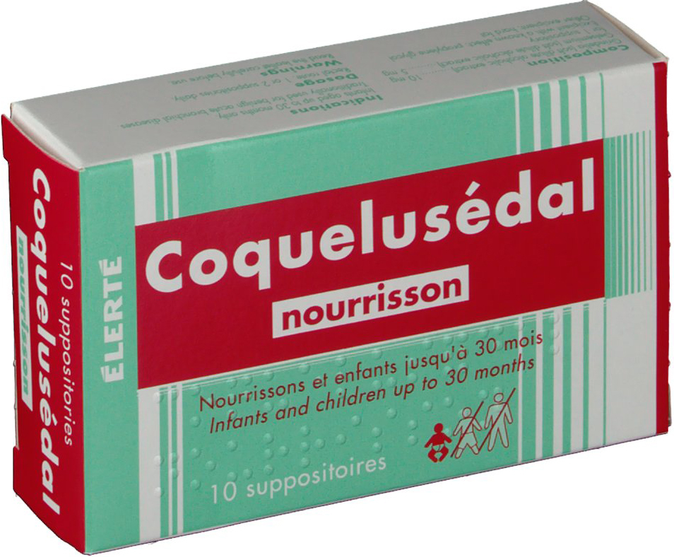Coquelusédal Nourrisson - 10 suppositoires | Pharmacie & parapharmacie