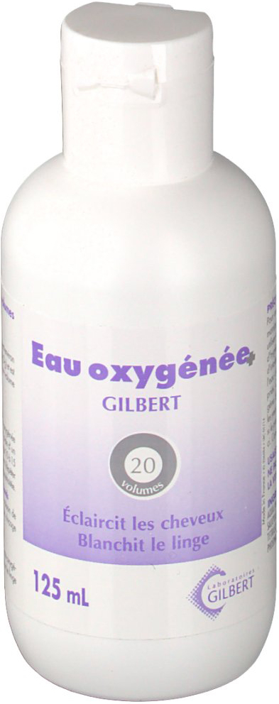 Gilbert eau oxygénée stabilisée à 20 volumes 125 ml