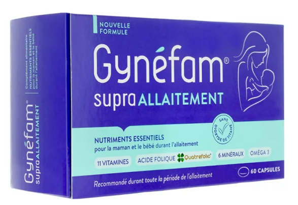 Gynéfam Supra Allaitement - 60 capsules