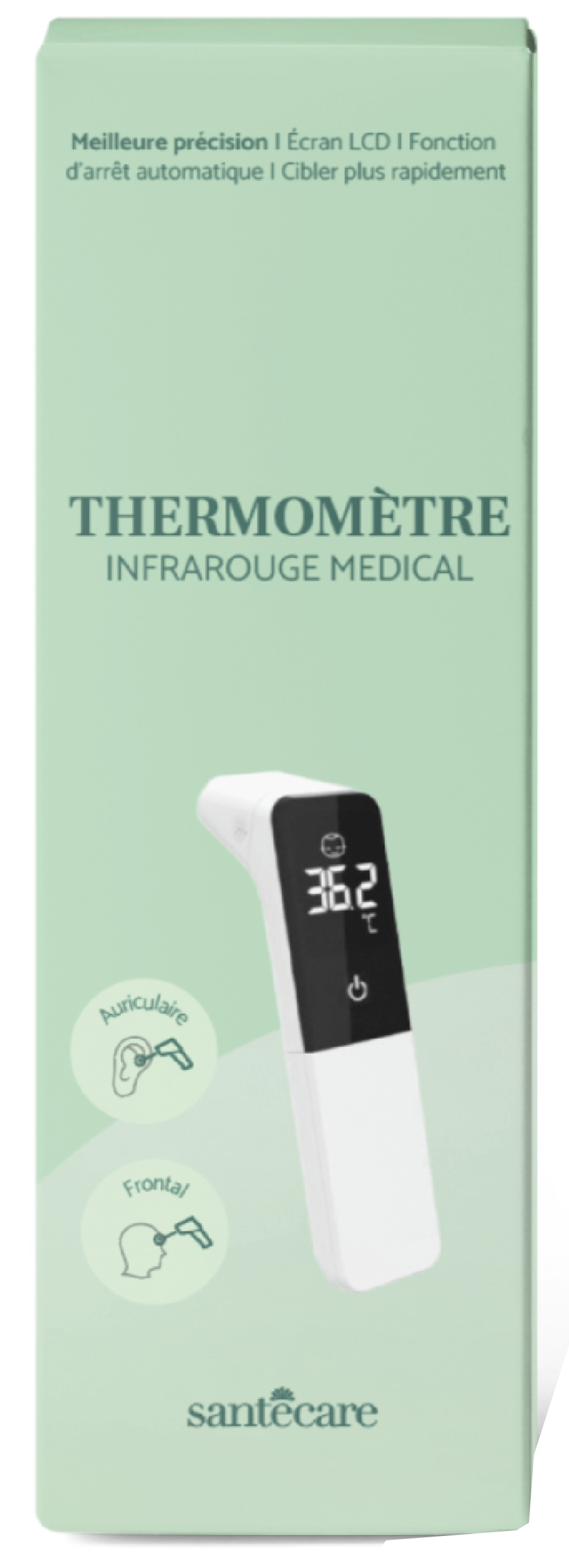 Thermomètre Infrarouge Auriculaire et Frontal