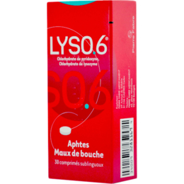 Lyso 6 Aphtes, maux de bouche et irritations buccales | Pharmacie ...